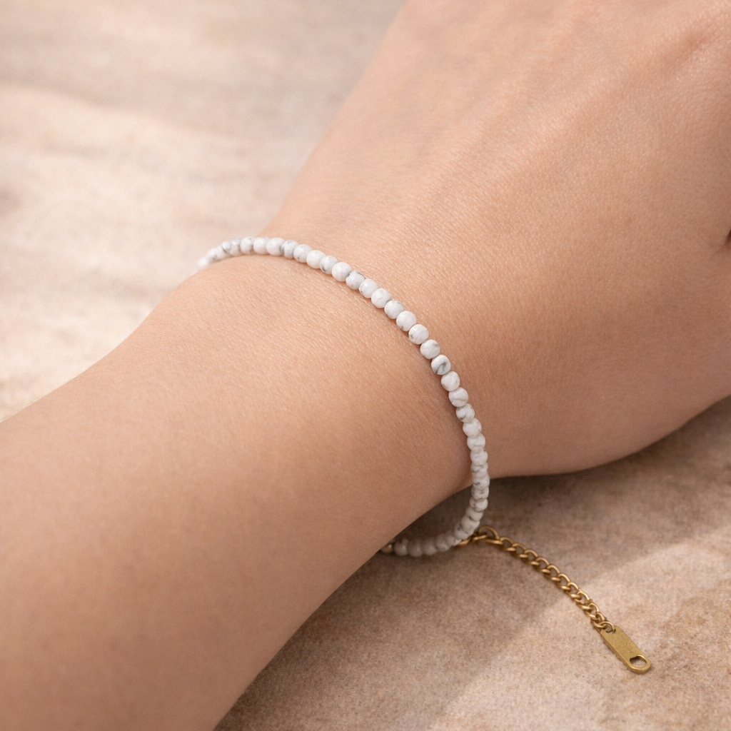PULSERA HOWLITA BLANCA