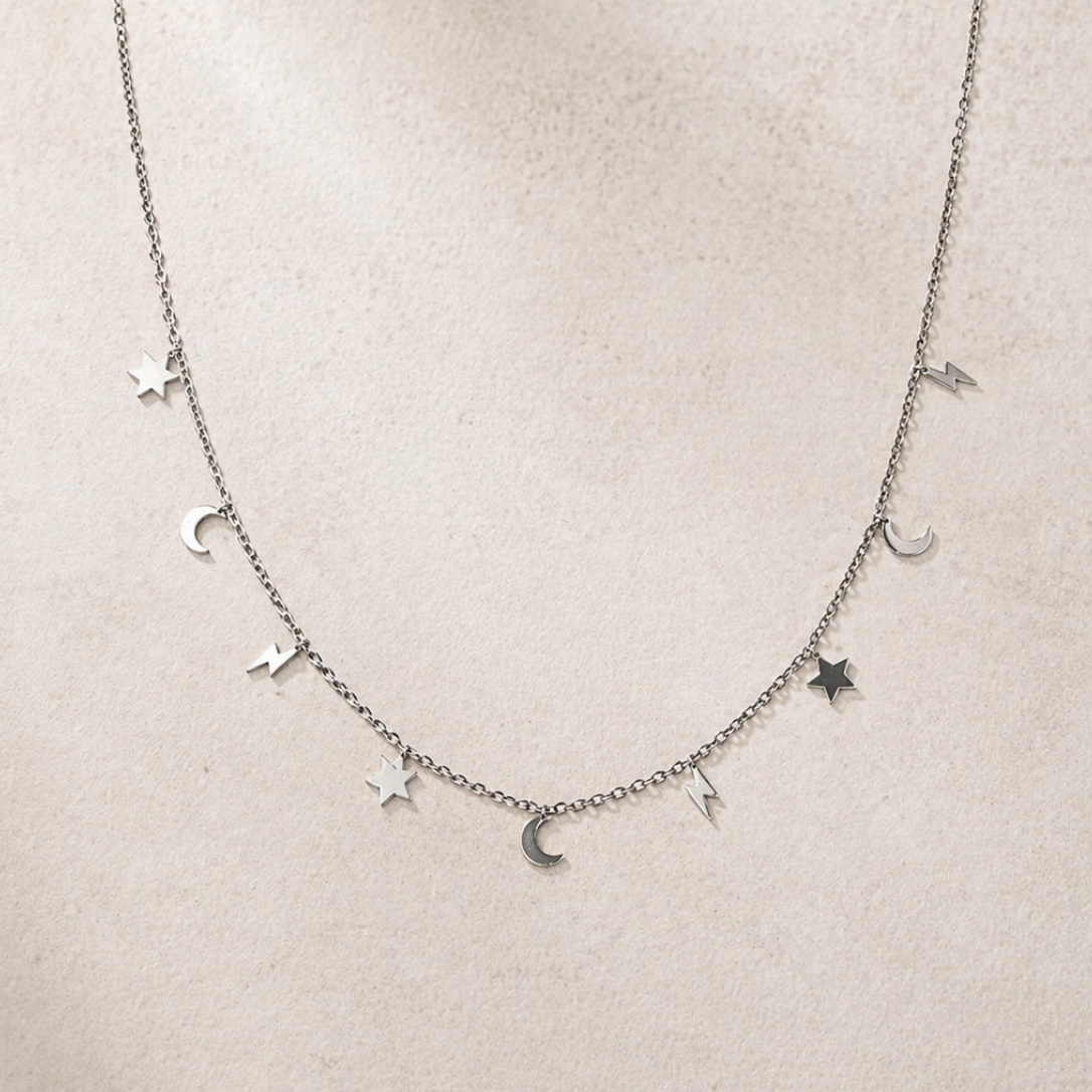 COLLAR AKASHA PLATA