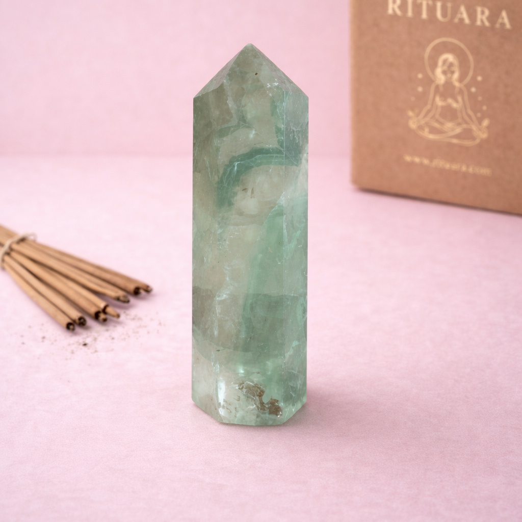 FLUORITA VERDE✨Claridad