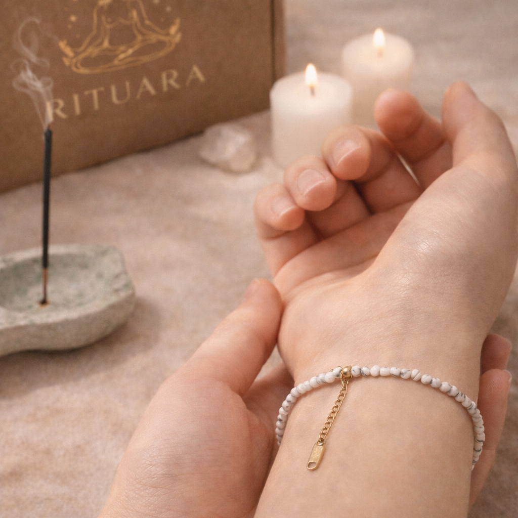 PULSERA HOWLITA BLANCA