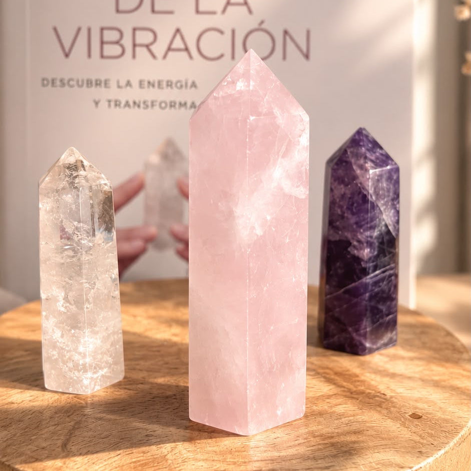 Punta de Cuarzo Rosa