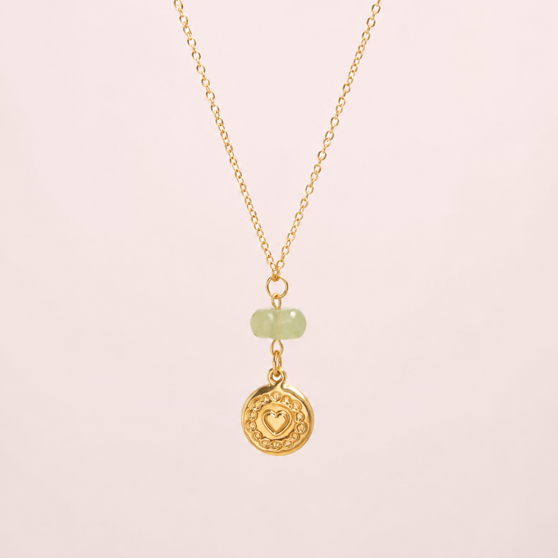 COLLAR AURA · AVENTURINA VERDE