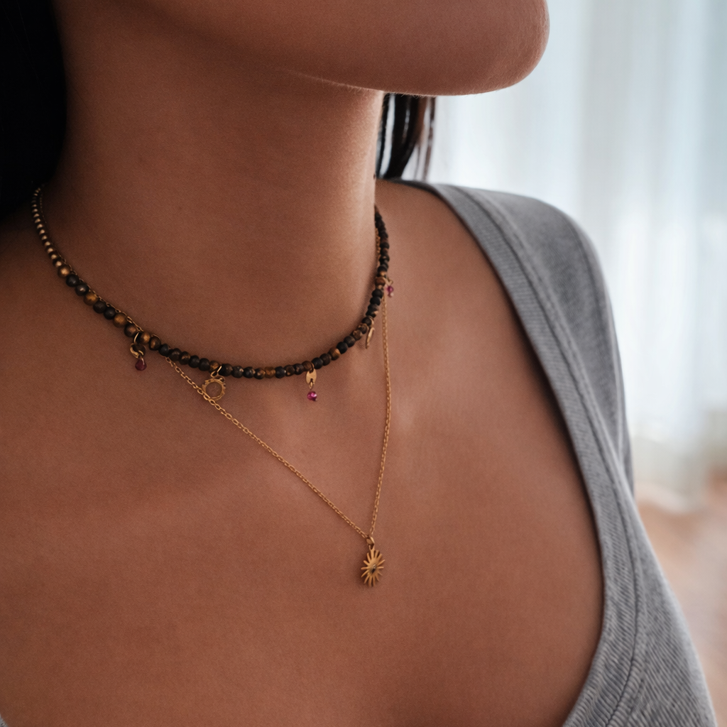 CHOKER OJO DE TIGRE