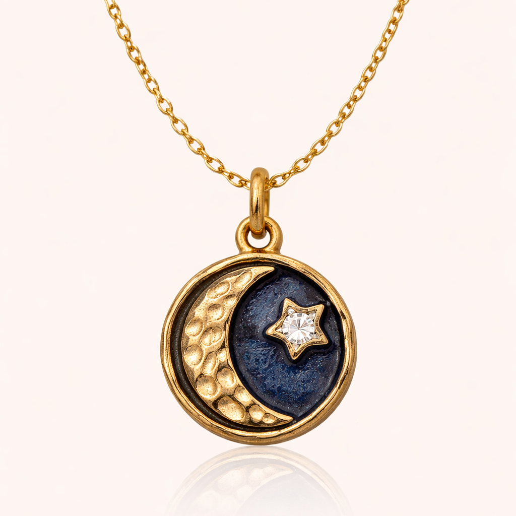 COLLAR LUNA Y ESTRELLA