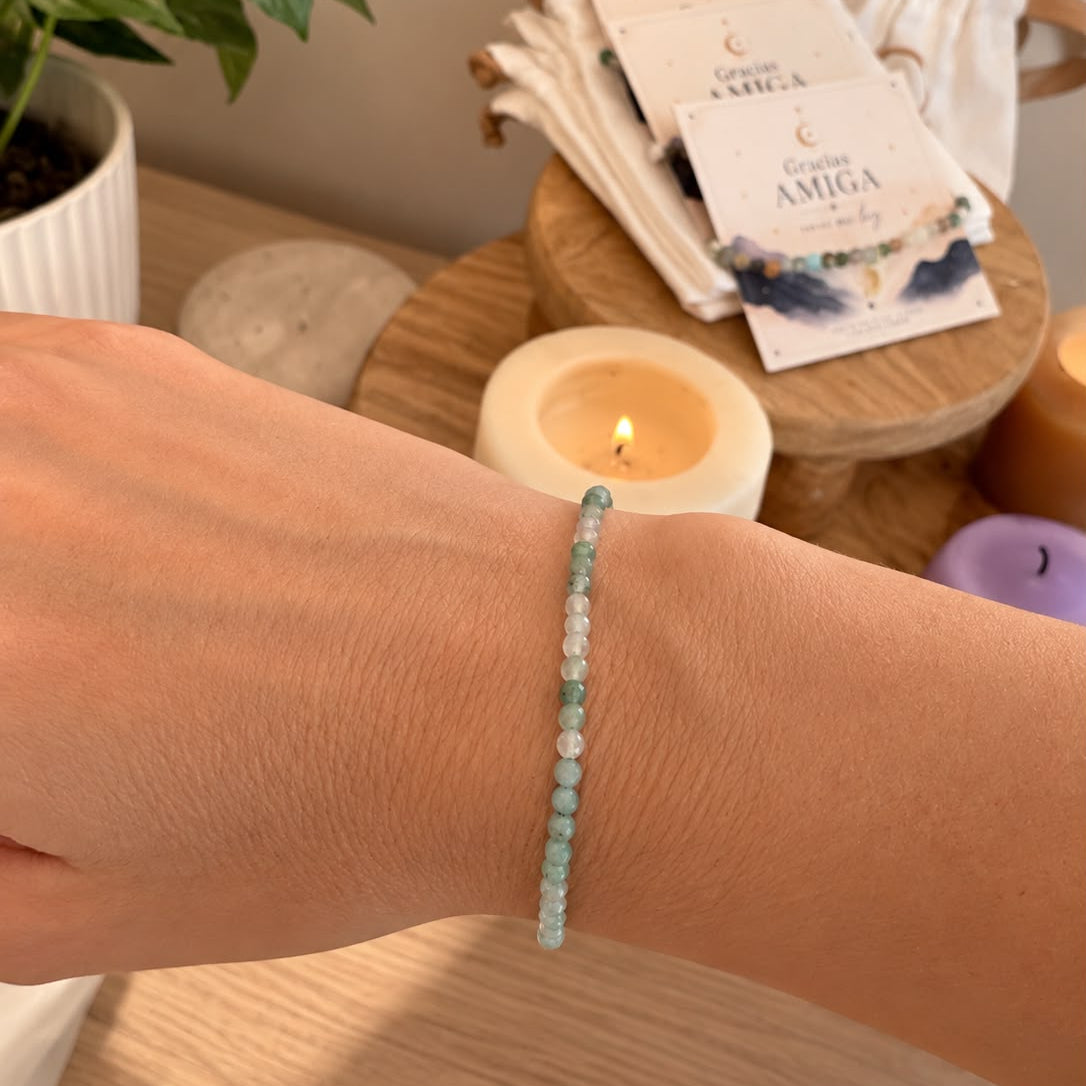 Pulsera aguamarina