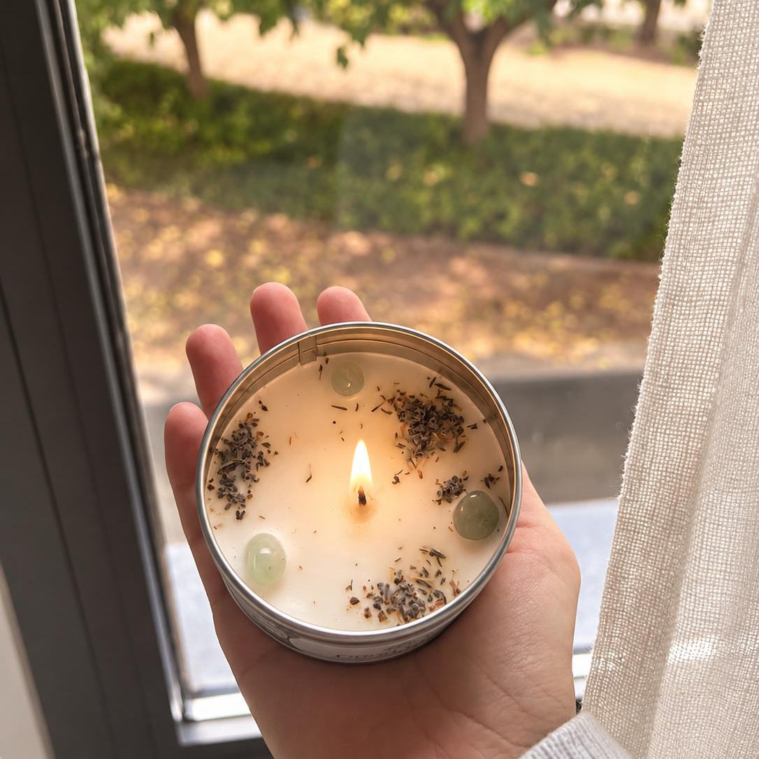 VELA SUERTE Y ABUNDANCIA✨AVENTURINA VERDE