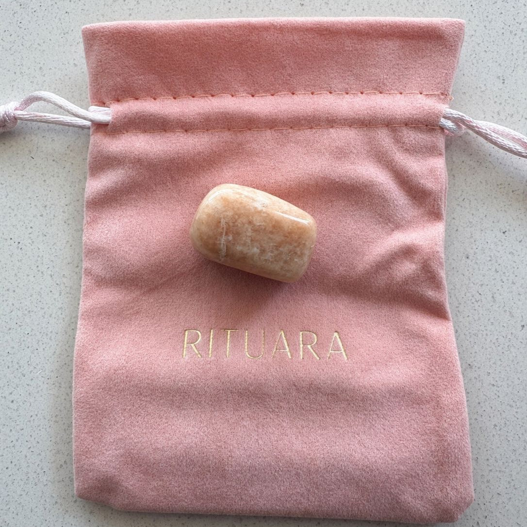PIEDRA LUNAR ROSADA ✨PIEDRA DEL SUEÑO