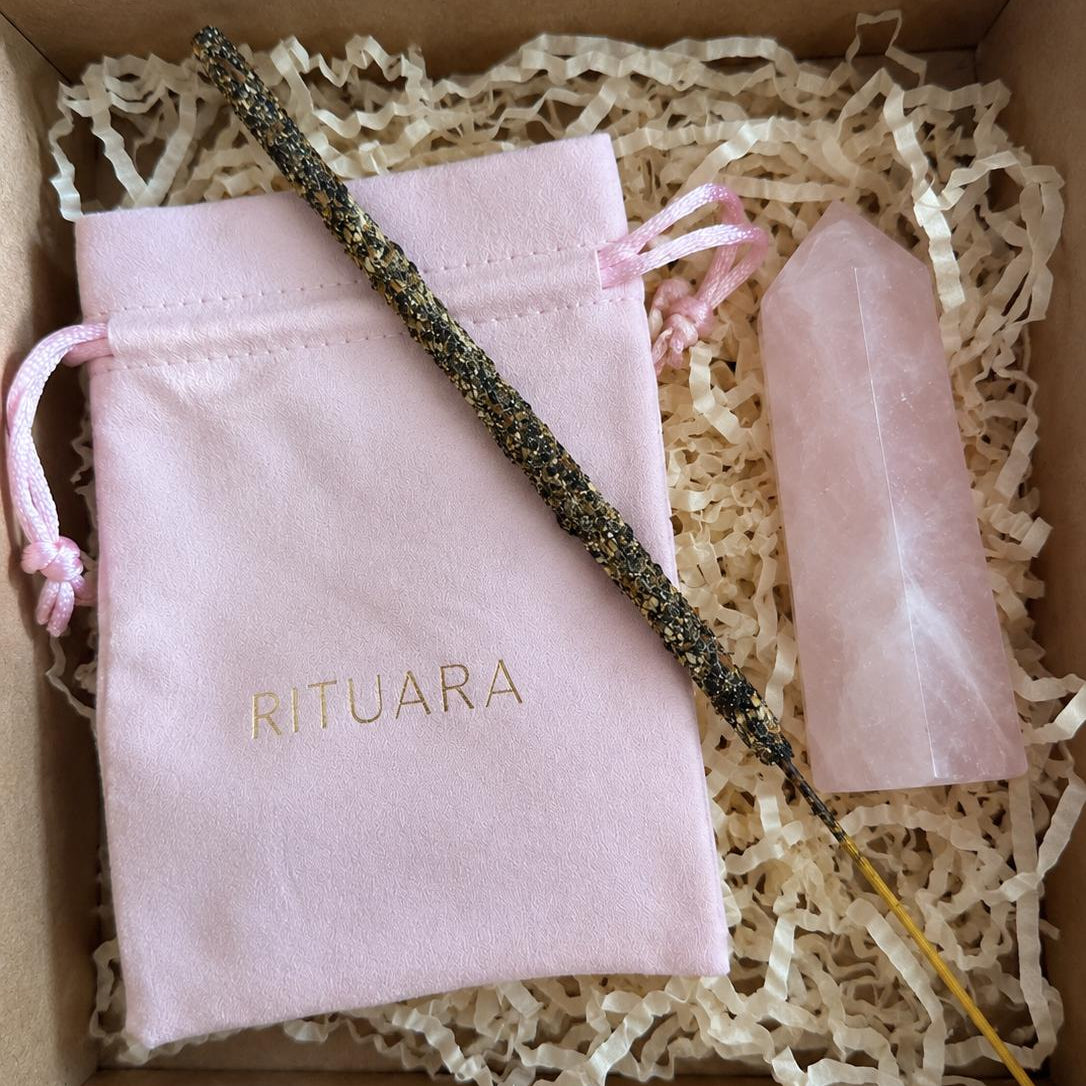 Punta de Cuarzo Rosa